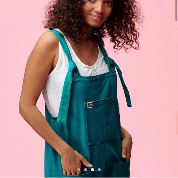 SOLD NWT Atlas Lucy & Yak Organic Cotton Overalls - Picture 6 of 12